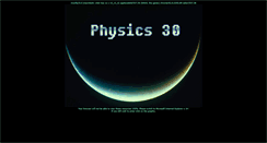 Desktop Screenshot of physics30.edcentre.ca